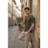Buratti Pamuklu Regular Fit Bisiklet Yaka T Shirt Erkek T Shirt 5904074 - Nefti