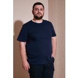 Buratti Pamuklu Regular Fit Büyük Beden T Shirt Erkek T SHİRT 59020001B