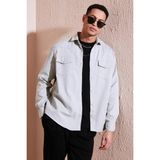 Buratti Pamuklu Regular Fit Çift Cepli Gömlek Erkek GÖMLEK CF24W116927 - Mint