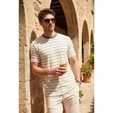 Buratti Pamuklu Regular Fit Çizgili Bisiklet Yaka T Shirt Erkek T Shirt 5904039 - Nefti