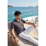 Buratti Pamuklu Regular Fit Düğmeli Polo Yaka T Shirt Erkek Polo Yaka T Shirt 5902127 - Antrasit - XL