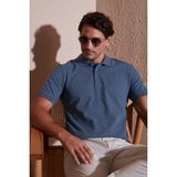 Buratti Pamuklu Regular Fit Düğmeli Polo Yaka T Shirt Erkek Polo Yaka T Shirt 5902127 - Koyu Petrol