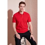 Buratti Pamuklu Regular Fit Düğmeli Polo Yaka T Shirt Erkek Polo Yaka T Shirt 5902739 - Kırmızı