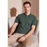Buratti Pamuklu Regular Fit Düğmeli Polo Yaka T Shirt Erkek Polo Yaka T Shirt 5902739 - XL - Nefti