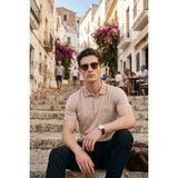 Buratti Pamuklu Regular Fit Göğüs Cepli Düğmeli Polo T Shirt Erkek Polo T Shirt 4565001 - Bej