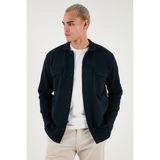 Buratti Pamuklu Regular Fit Klasik Yaka Göğüs Cep Detaylı Gömlek Erkek Gömlek 5901220 - XL - Lacivert
