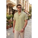 Buratti Pamuklu Regular Fit Klasik Yaka Kısa Kollu Gömlek Erkek GÖMLEK CF26S125404