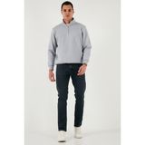 Buratti Pamuklu Regular Fit Normal Bel Boru Paça Jeans Erkek Kot Pantolon 2211C25PARMA - Mavi - 32 - 34