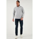 Buratti Pamuklu Regular Fit Normal Bel Boru Paça Jeans Erkek Kot Pantolon 2211C27PARMA - Lacivert - 32 - 32