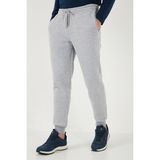 Buratti Pamuklu Regular Fit Normal Bel Cepli Eşofman Altı Erkek Eşofman Altı 5908060 - Gri Melanj