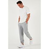 Buratti Pamuklu Regular Fit Normal Bel Lastikli Paça Cepli Eşofman Altı Erkek Eşofman Altı 59080153W4 - XL - Gri Melanj