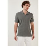 Buratti Pamuklu Regular Fit Polo T Shirt Erkek Polo T Shirt 5902645 - Açık Haki