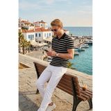 Buratti Pamuklu Regular Fit Polo T Shirt Erkek Polo T Shirt 5904022 - Siyah - 2XL
