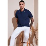 Buratti Pamuklu Regular Fit Polo Yaka T Shirt Erkek Polo Yaka T Shirt 5902063 - İndigo