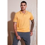 Buratti Pamuklu Regular Fit Polo Yaka T Shirt Erkek Polo Yaka T Shirt 5902063 - XL - Hardal