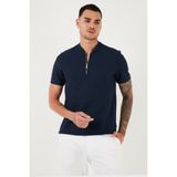 Buratti Pamuklu Regular Fit Yarım Fermuarlı T Shirt Erkek T Shirt 5902653 - Lacivert