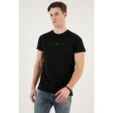 Buratti Pamuklu Slim Fit Bisiklet Yaka T Shirt Erkek T Shirt 541BALANCE - Siyah