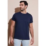 Buratti Pamuklu Slim Fit Bisiklet Yaka T Shirt Erkek T SHİRT 541TACTICAL - Lacivert