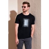 Buratti Pamuklu Slim Fit Bisiklet Yaka T Shirt Erkek T SHİRT 646R7930