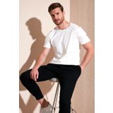 Buratti Pamuklu Slim Fit Bisiklet Yaka T Shirt Erkek T SHİRT 646R7940