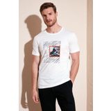 Buratti Pamuklu Slim Fit Bisiklet Yaka T Shirt Erkek T SHİRT 646R8320