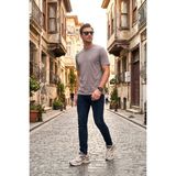 Buratti Pamuklu Slim Fit Normal Bel Jeans Erkek Kot Pantolon 1135C64NAPOLI - Dark Blue Denim - 36 - 32