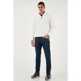 Buratti Pamuklu Slim Fit Yüksek Bel Dar Paça Jeans Erkek Kot Pantolon 3300C41TOKYO LACİVERT