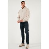 Buratti Pamuklu Slim Fit Yüksek Bel Dar Paça Jeans Erkek Kot Pantolon 3300C45TOKYO - Mavi - 32 - 32