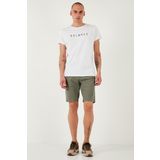 Buratti Pamuklu Slim Tapered Bermuda Erkek Şort 4503S67SMILANO AÇIK HAKİ