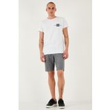 Buratti Pamuklu Slim Tapered Bermuda Erkek Şort 4503S67SMILANO GRİ
