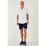 Buratti Pamuklu Slim Tapered Bermuda Erkek Şort 4503S67SMILANO İNDİGO