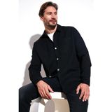 Buratti Pamuklu Tek Cepli Regular Fit Gömlek Erkek Gömlek CF25W129140 - 2XL - Siyah