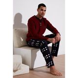 Buratti Regular Fit Bisiklet Yaka Kışlık Yumuşak Dokulu Polar Pijama Takımı 6096100