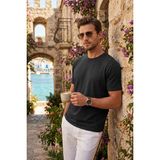 Buratti Regular Fit Bisiklet Yaka T Shirt Erkek T Shirt 5902985 - Antrasit - M