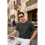 Buratti Regular Fit Bisiklet Yaka T Shirt Erkek T Shirt 5904028 - Antrasit