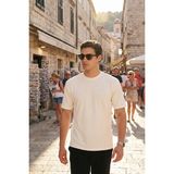 Buratti Regular Fit Bisiklet Yaka T Shirt Erkek T Shirt 5904028 - Ekru - M