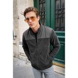 Buratti Regular Fit Garnili Dik Yaka Sıcak Tutan Polar Mont Erkek Polar Mont 59060443 - Antrasit - 2XL