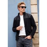 Buratti Regular Fit Garnili Dik Yaka Sıcak Tutan Polar Mont Erkek Polar Mont 59060443 - Siyah - XL