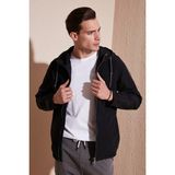 Buratti Regular Fit Kapüşonlu Cepli Mevsimlik Mont Erkek Mont 497GLENN - Siyah