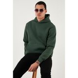 Buratti Regular Fit Kapüşonlu Kanguru Cepli Içi Tüylü Yumuşak Şardonlu Sweat Erkek Sweat 5905281 - Nefti