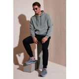 Buratti Regular Fit Kapüşonlu Kanguru Cepli İçi Tüylü Yumuşak Şardonlu Sweat Erkek SWEAT 5905281