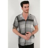 Buratti Regular Fit Kısa Kollu Apaş Yaka Desenli Gömlek Erkek GÖMLEK CF21S114293
