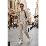 Buratti Regular Fit Normal Bel Düz Paça Erkek Pantolon CF26S611639 BEJ