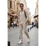 Buratti Regular Fit Normal Bel Düz Paça Pantolon Erkek Pantolon CF26S611639 - Bej - XL