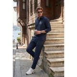 Buratti Regular Fit Normal Bel Düz Paça Pantolon Erkek Pantolon CF26S611639 - Indigo - 2XL