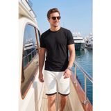 Buratti Scuba Kumaş Çift Katmanlı Paça Detaylı Bağlamalı Erkek Short 5908091 EKRU