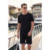 Buratti Scuba Kumaş Çift Katmanlı Paça Detaylı Bağlamalı Erkek Short 5908091 SİYAH