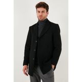 Buratti Slim Fit Apaş Yaka Astarlı Kaşe Kaban Erkek KABAN 584K1217