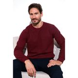 Buratti Slim Fit Bisiklet Yaka Pamuklu Kazak Erkek Kazak 456201 - Mürdüm
