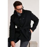 Buratti Slim Fit Cepli Pamuklu Kaşe KABAN Erkek KABAN 5841015 - Füme